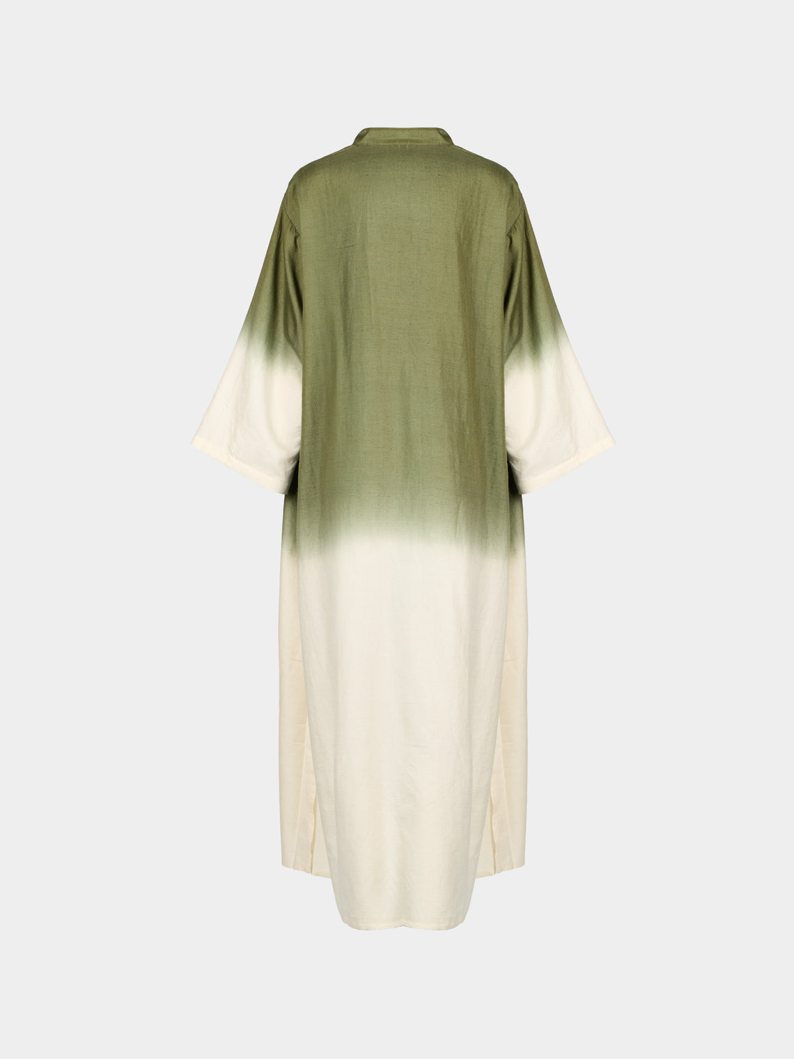 Me & K - Ombré Cashmere Kaftan | Size: S - Ivory - ABASK