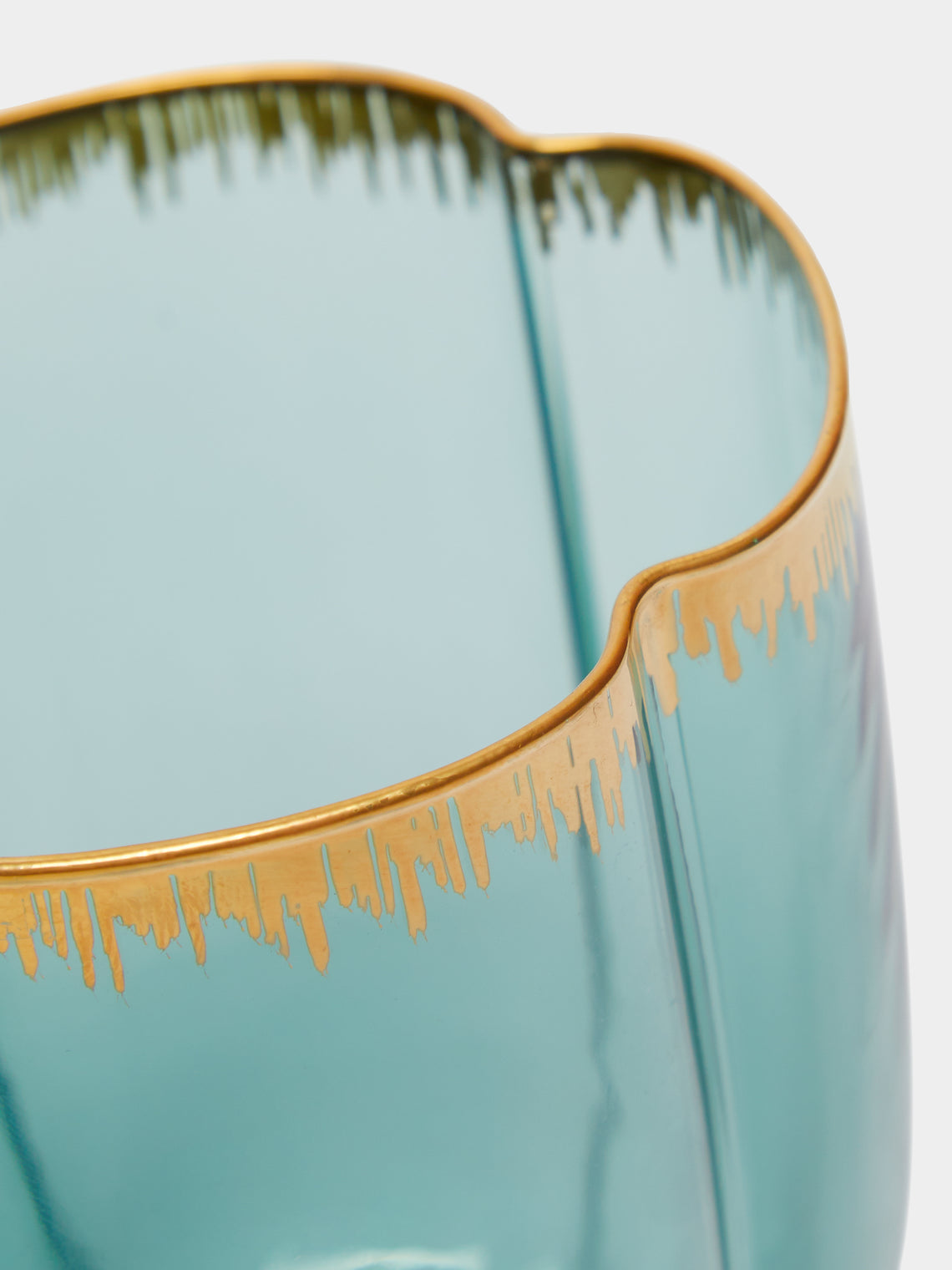 Pinto - Chance Hand-Blown Glass Tumblers (Set of 2) - Green - ABASK