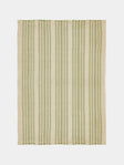 Me & K - Classic Stripes Cashmere Throw (67in/1.7m) - Cream - ABASK - 