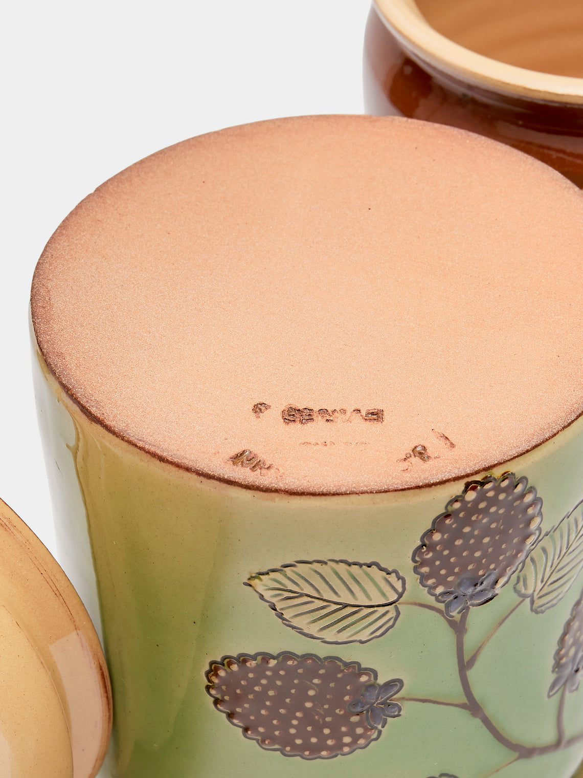 Poterie d’Évires - Berries Hand-Painted Ceramic Confiture Pots (Set of 3) - Multiple - ABASK