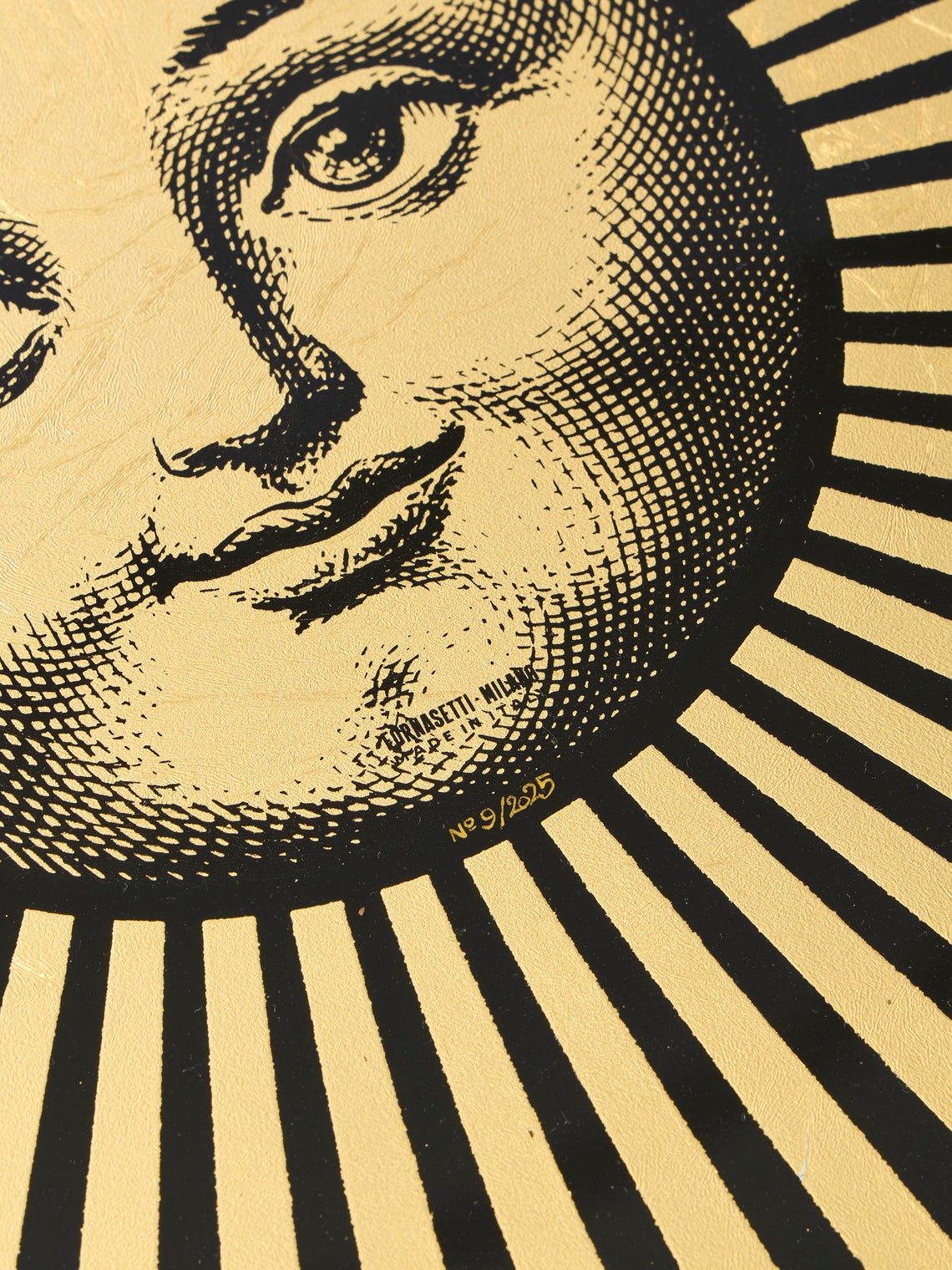 Fornasetti - Sole Raggiante Iron Tray (23.5in/60cm) - Multiple - ABASK