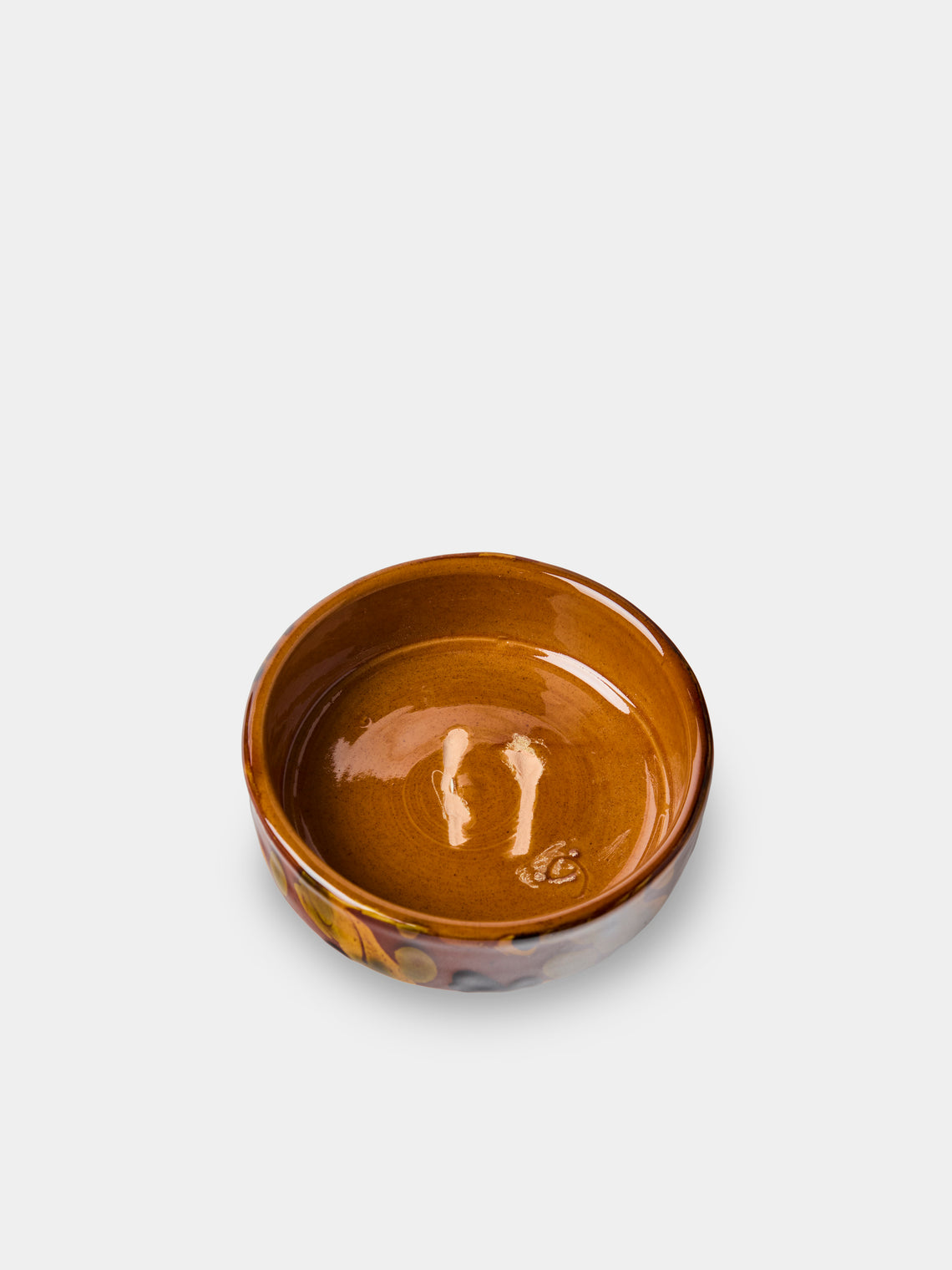 Poterie de Cliousclat - Hand-Speckled Slipware Lidded Pots (Set of 2) - Brown - ABASK