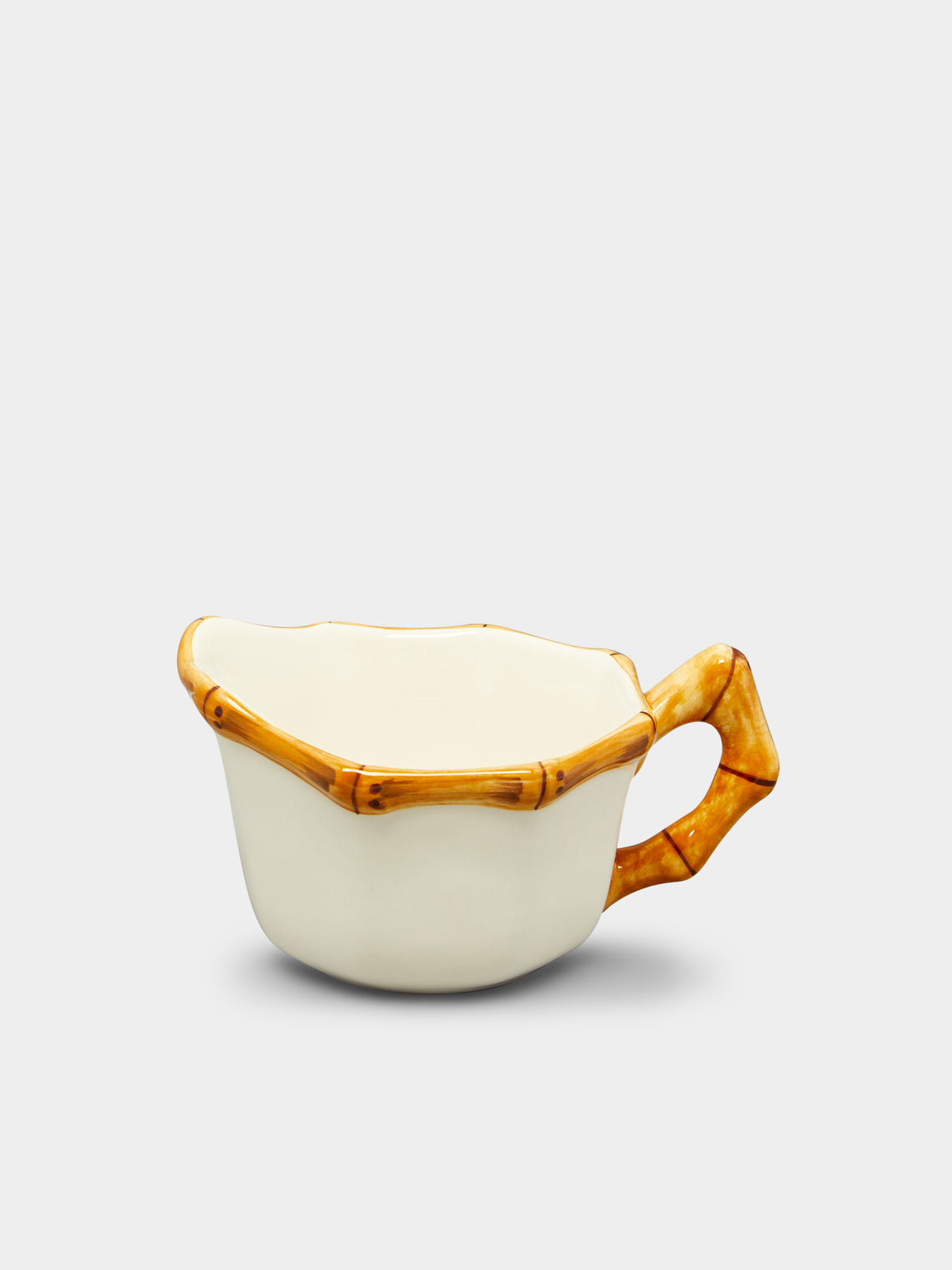 Este Ceramiche - Bamboo Hand-Painted Ceramic Milk Jug -  - ABASK - 