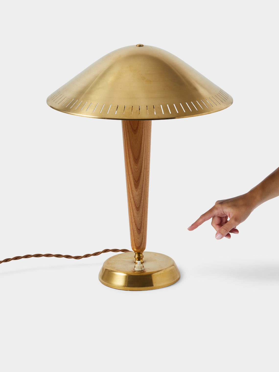Antique and Vintage - 1940 Harald Notini for Asea Brass Table Lamp - Bronze - ABASK