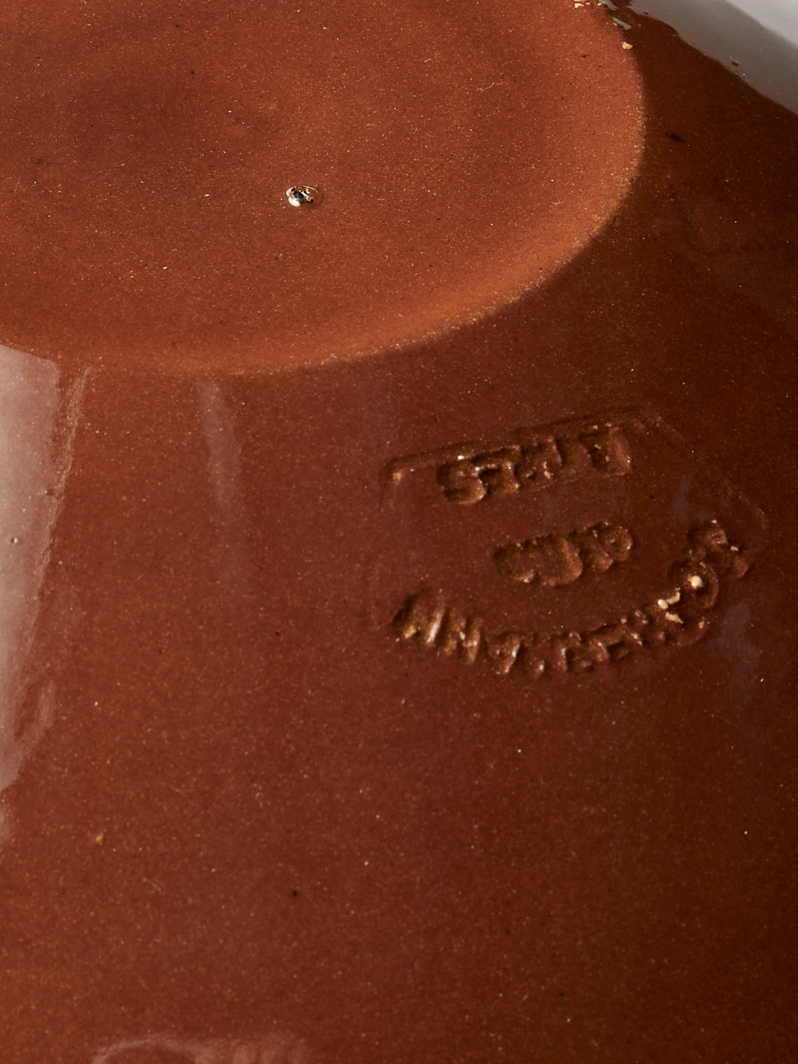 Poterie d’Évires - Flowers Hand-Painted Ceramic Serving Bowl - Light brown - ABASK