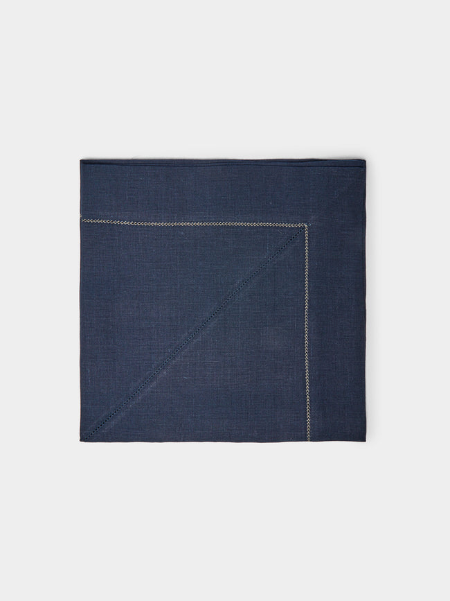 Peter Speliopoulos Projects - Hem-Stitched Linen Napkins (Set of 4) -  - ABASK - 