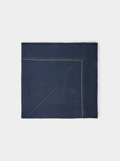 Peter Speliopoulos Projects - Hem-Stitch Linen Napkins (Set of 4) -  - ABASK - 
