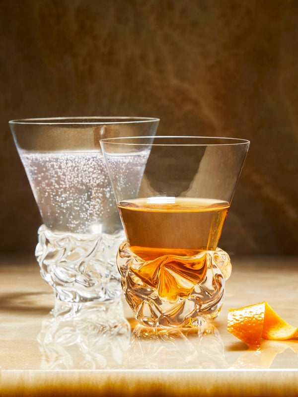 NasonMoretti - Archive Revival 1965 Hand-Blown Murano Glass Collection - Clear - ABASK