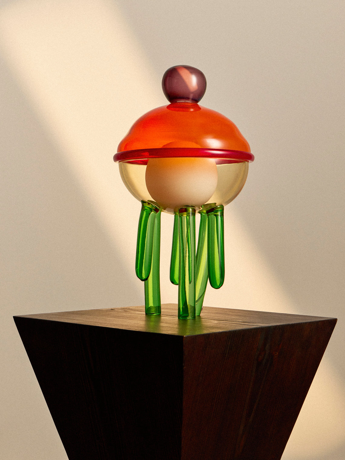 Kickie Chudikova - Pulpopolis Cyanea Hand-Blown Murano Glass Wired Table Lamp - Multiple - ABASK