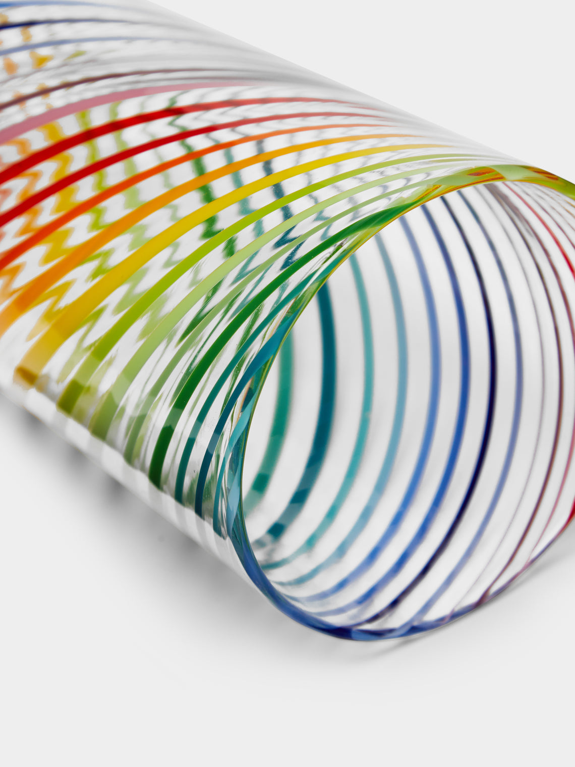 Pierrot Doremus - Twist Filigrane Hand-Blown Glass Highballs (Set of 4) - Multiple - ABASK