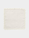 HMA | Blank Space - Bluebell Embroidered Linen Napkins (Set of 4) -  - ABASK - 