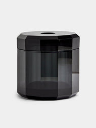 Decor Walther - Cut Crystal Tissue Box - Black - ABASK - 