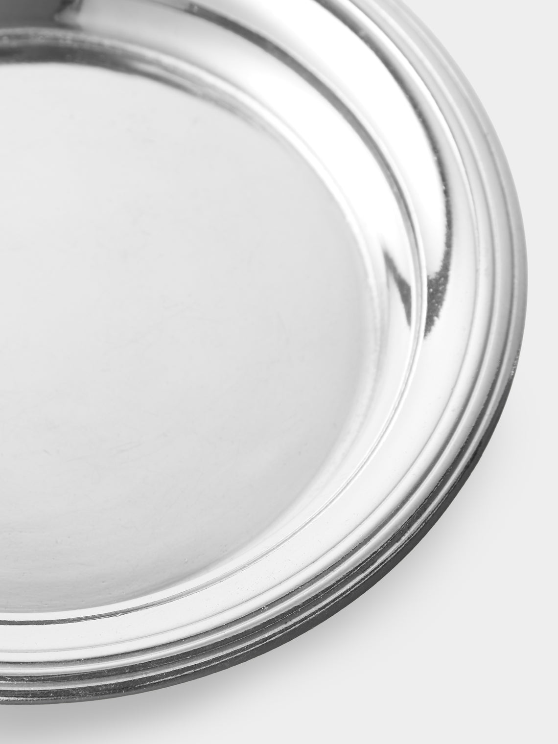 Antique and Vintage - 1955 Ercuis Silver-Plated Bottle Coaster - Silver - ABASK
