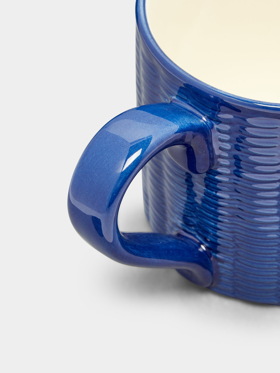 Este Ceramiche - Wicker Hand-Painted Ceramic Mugs (Set of 4) -  - ABASK