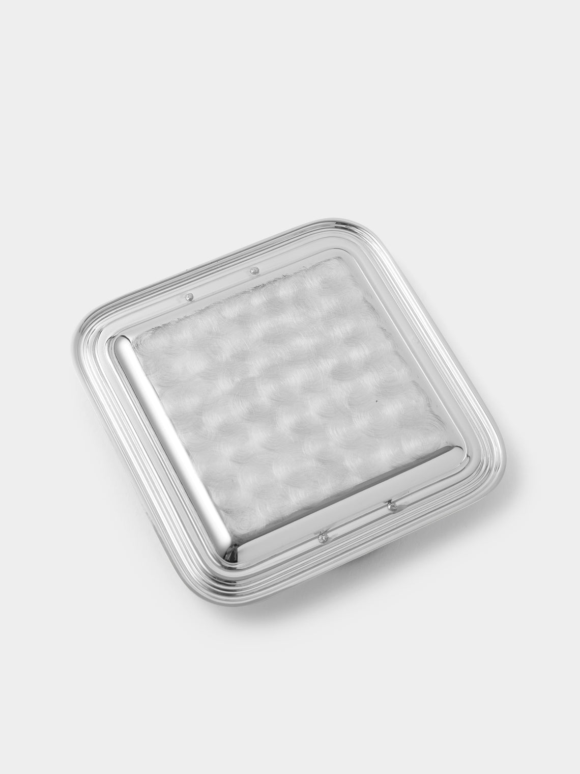 Tavares 1922 - Silver and Lapis Lazuli Tray (4.5in/12cm) - Silver - ABASK