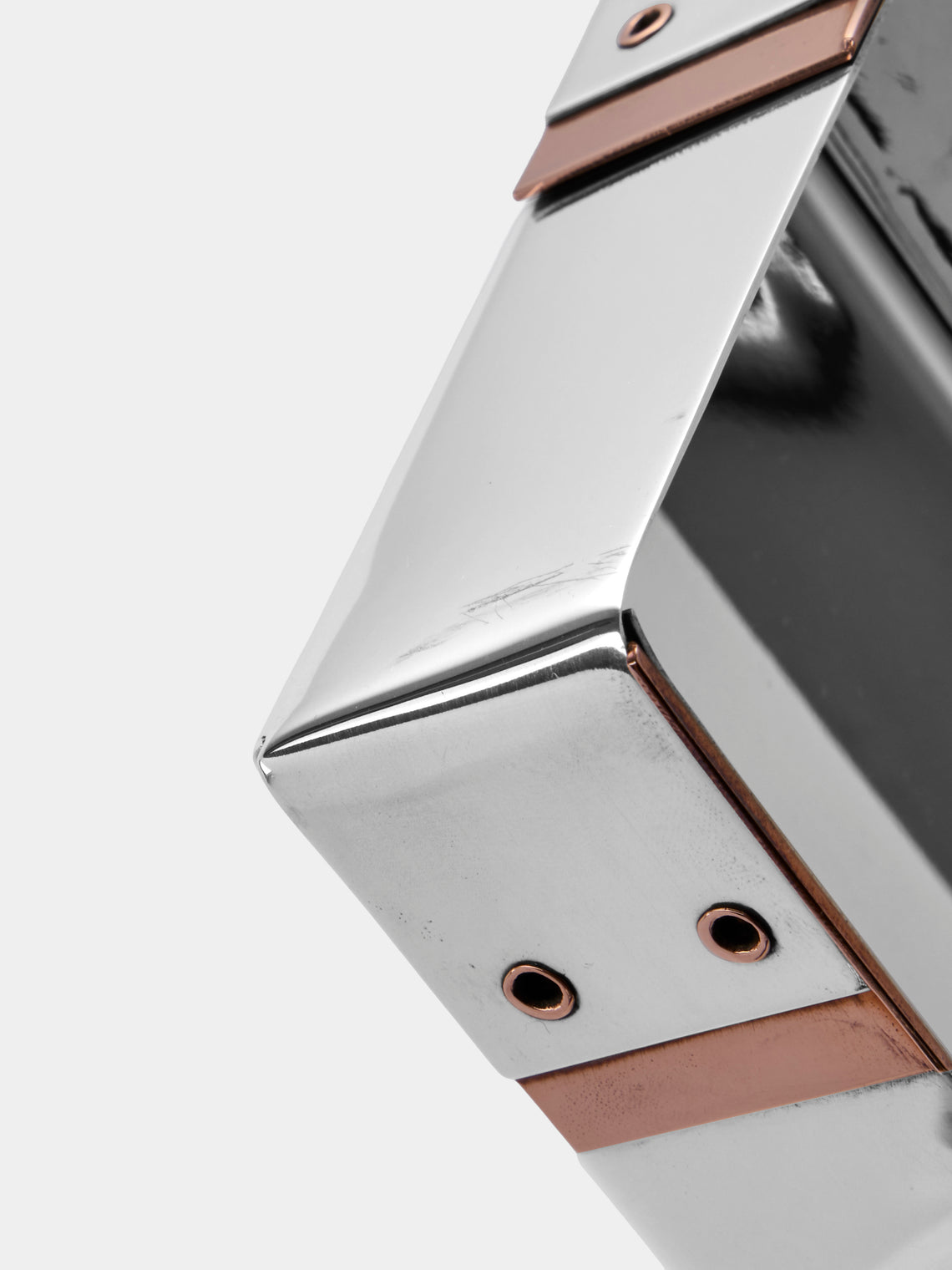 San Lorenzo - 1972 Afra and Tobia Scarpa Sterling Silver Rectangular Box - Silver - ABASK