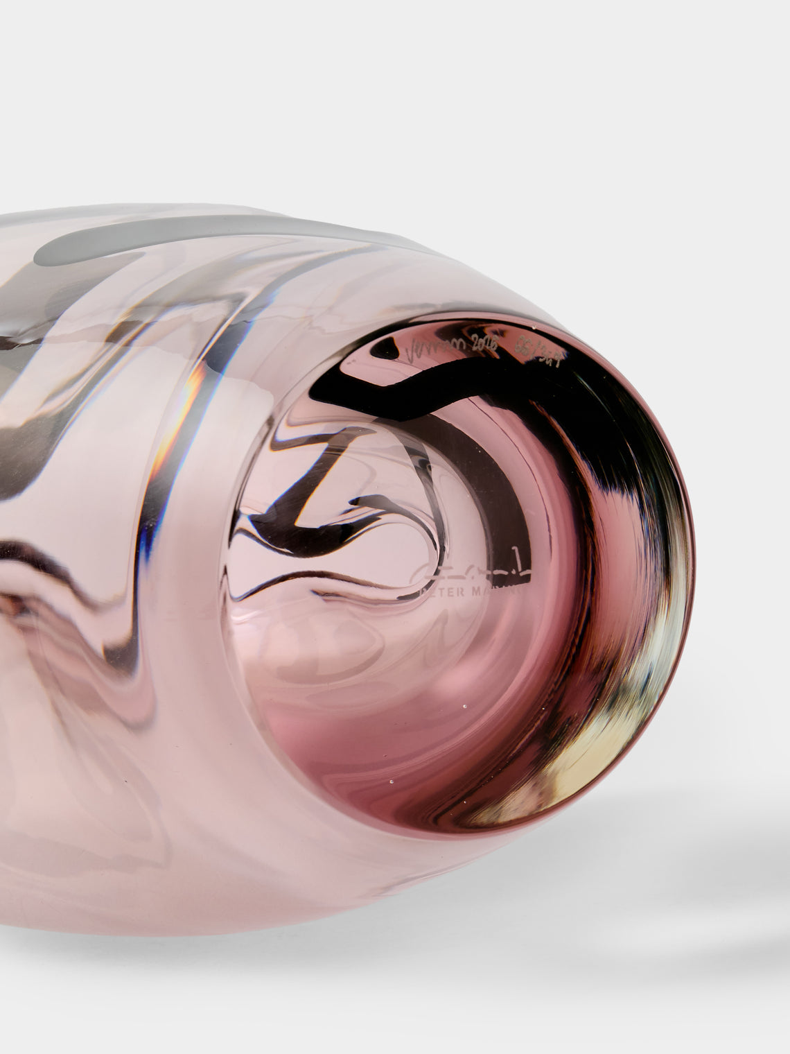 Venini - 2017 Peter Marino Black Belt Murano Glass Vase (11.5in/29cm) - Black - ABASK