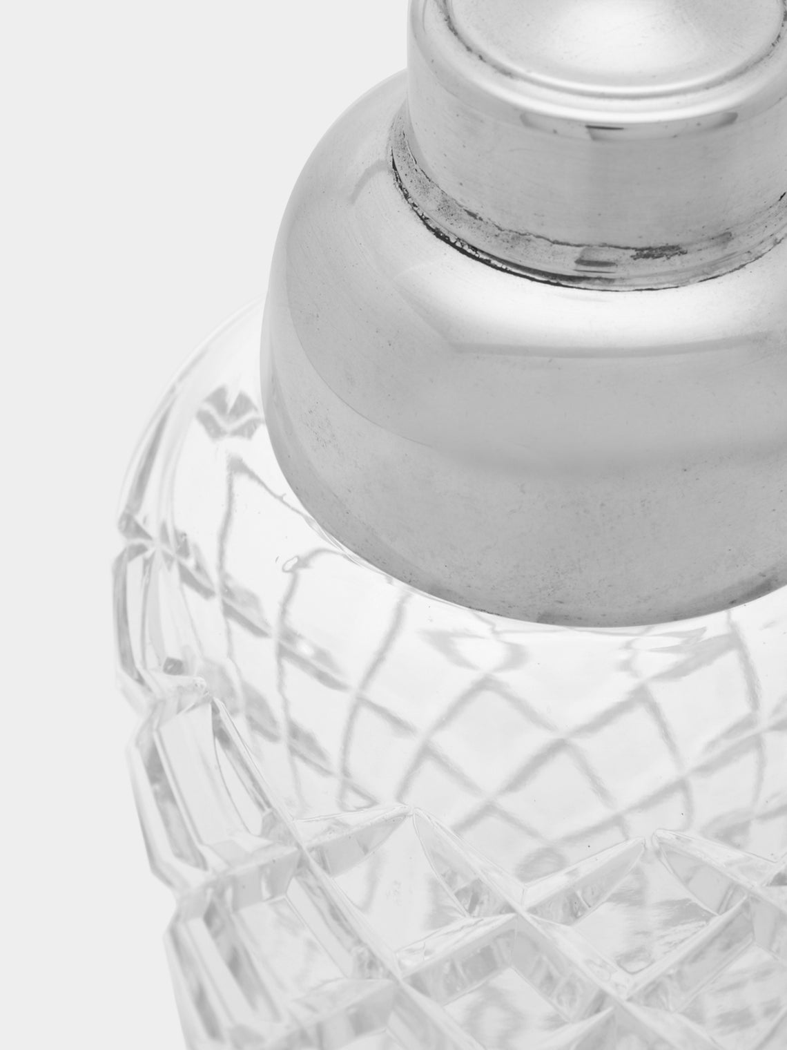 Antique and Vintage - 1950s English Silver-Plated Cocktail Shaker -  - ABASK