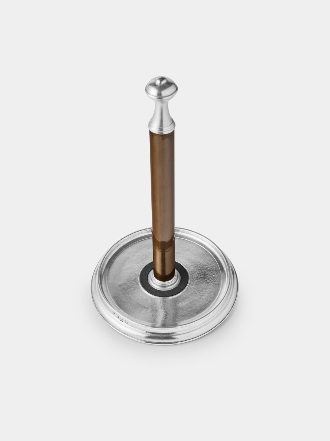 Cosi Tabellini - Bassano Pewter Kitchen Towel Holder - Silver - ABASK