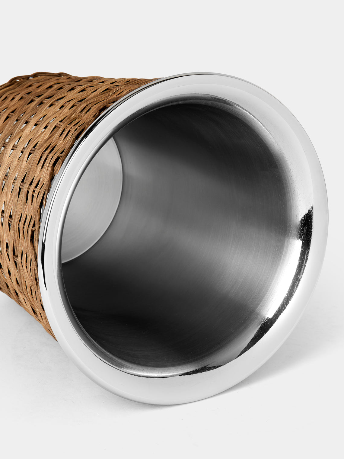 Pigment France - Menton Rattan Champagne Bucket - Brown - ABASK