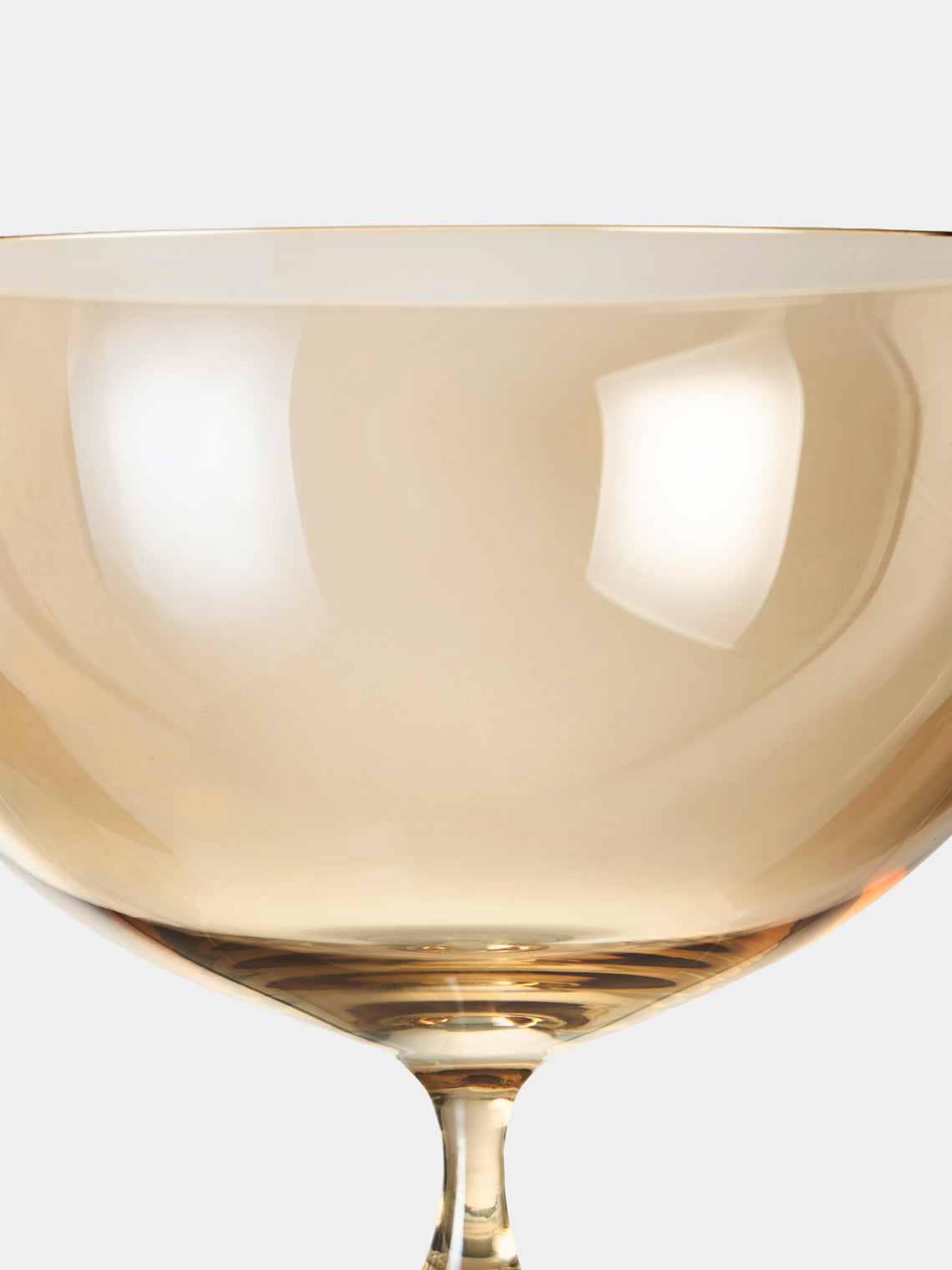 Lobmeyr - Patrician Hand-Blown Crystal Finger Bowl - Gold - ABASK