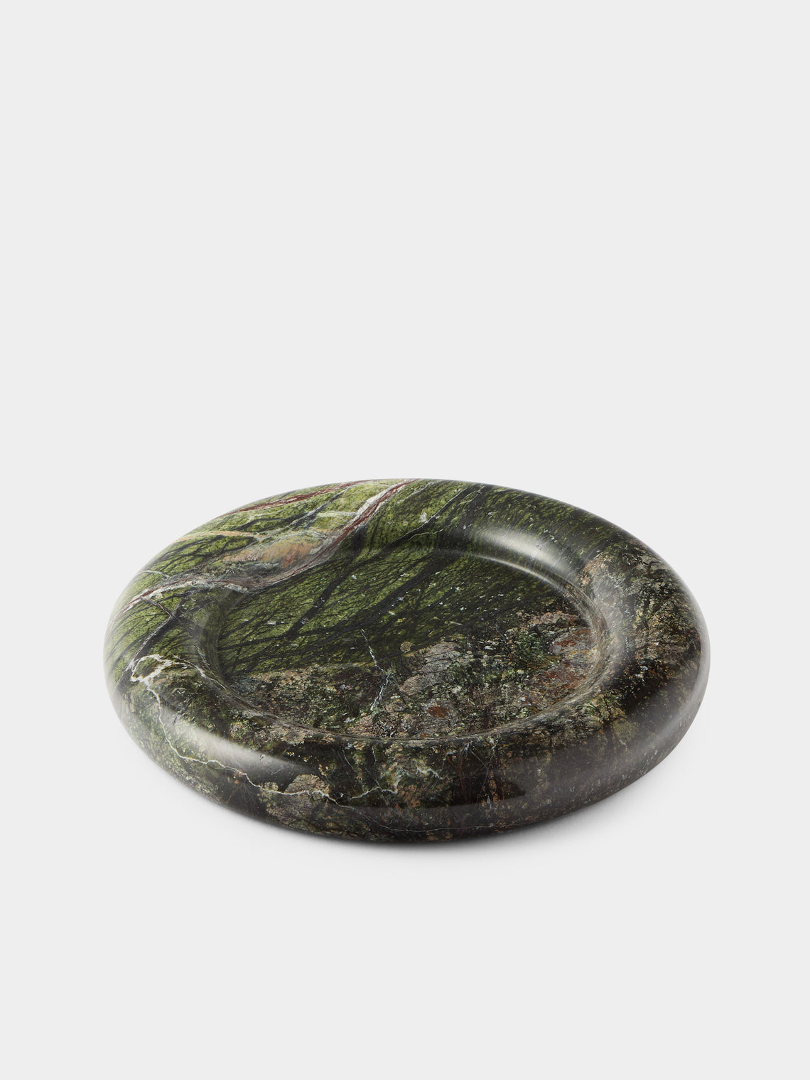 Anastasio Home - Olli Marble Tray (8in/20cm) - Green - ABASK