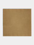 Valentina Hoyos - Hand-Dyed Patchwork Cotton Bedspread (110in/2.8m) - Brown - ABASK