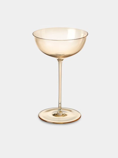 Lobmeyr - Patrician Hand-Blown Crystal Champagne Coupe - Gold - ABASK - 
