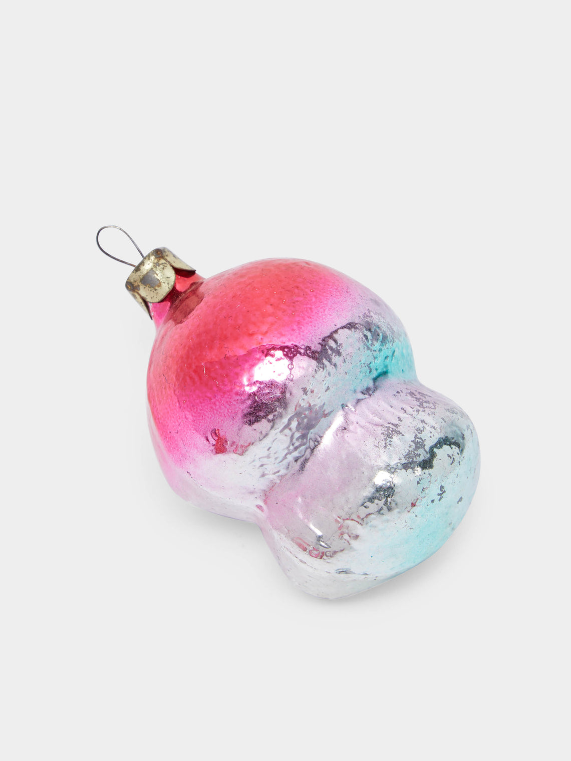 Antique and Vintage - 1950s Mushrooms Glass Large Tree Decorations (Set of 6) -  - ABASK