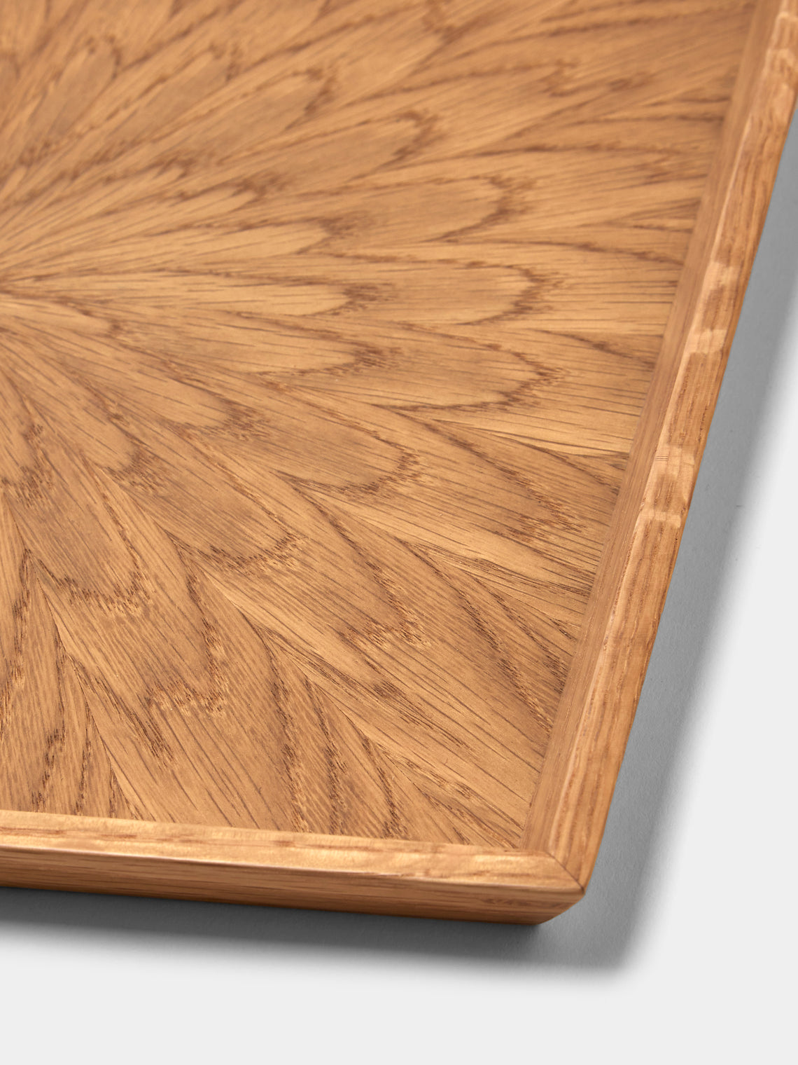 Mori Kougei - Poke Teak Square Tray (10.5in/26.5cm) - Brown - ABASK