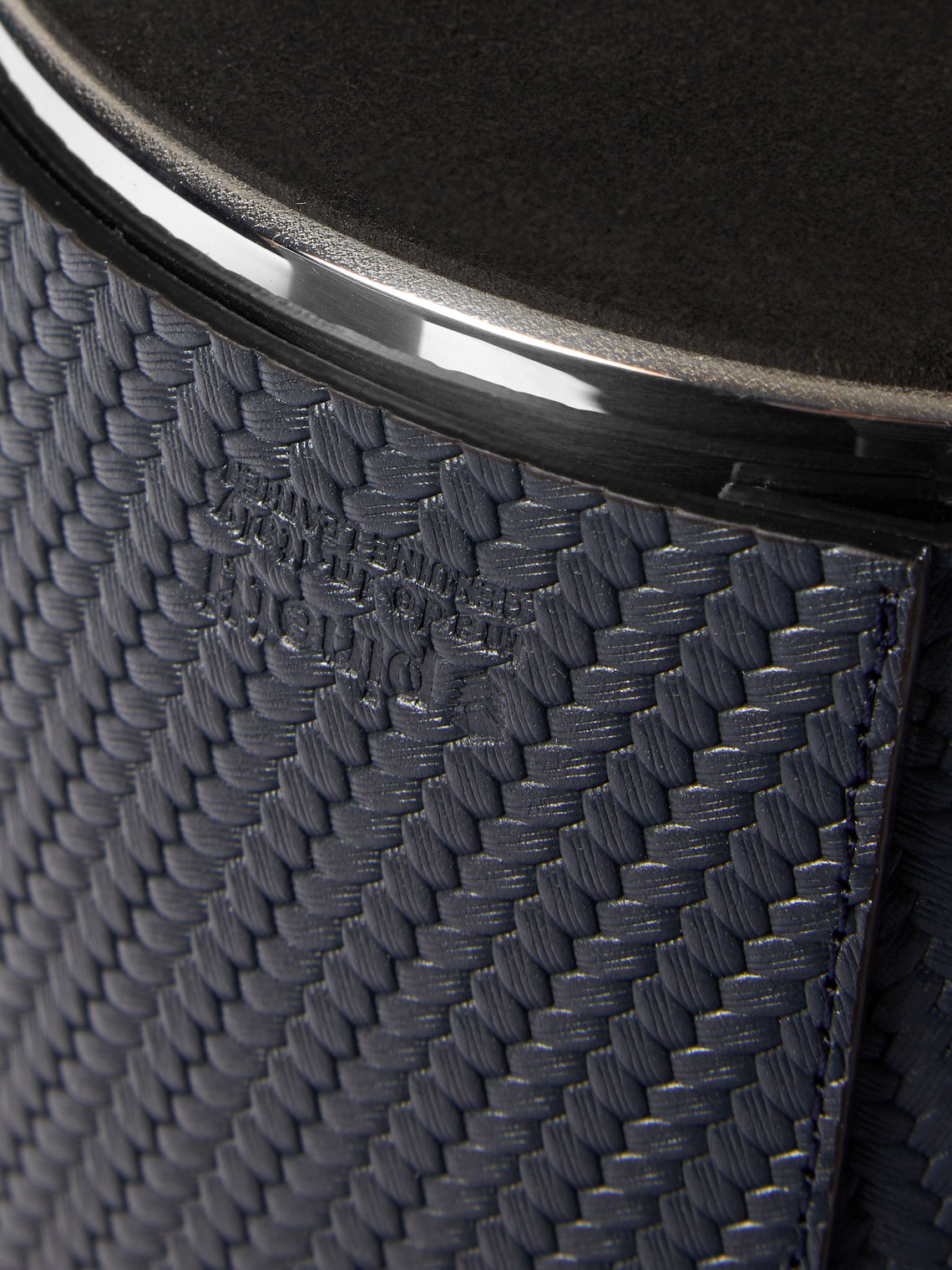 Pinetti - Leather Champagne Bucket - Navy - ABASK
