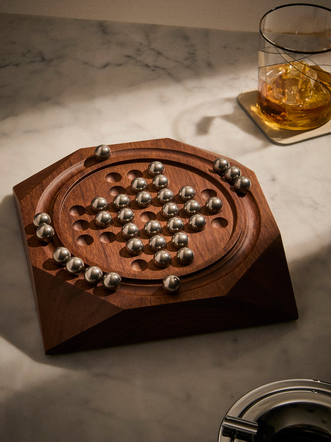 Linley - Walnut Solitaire Set - Brown - ABASK