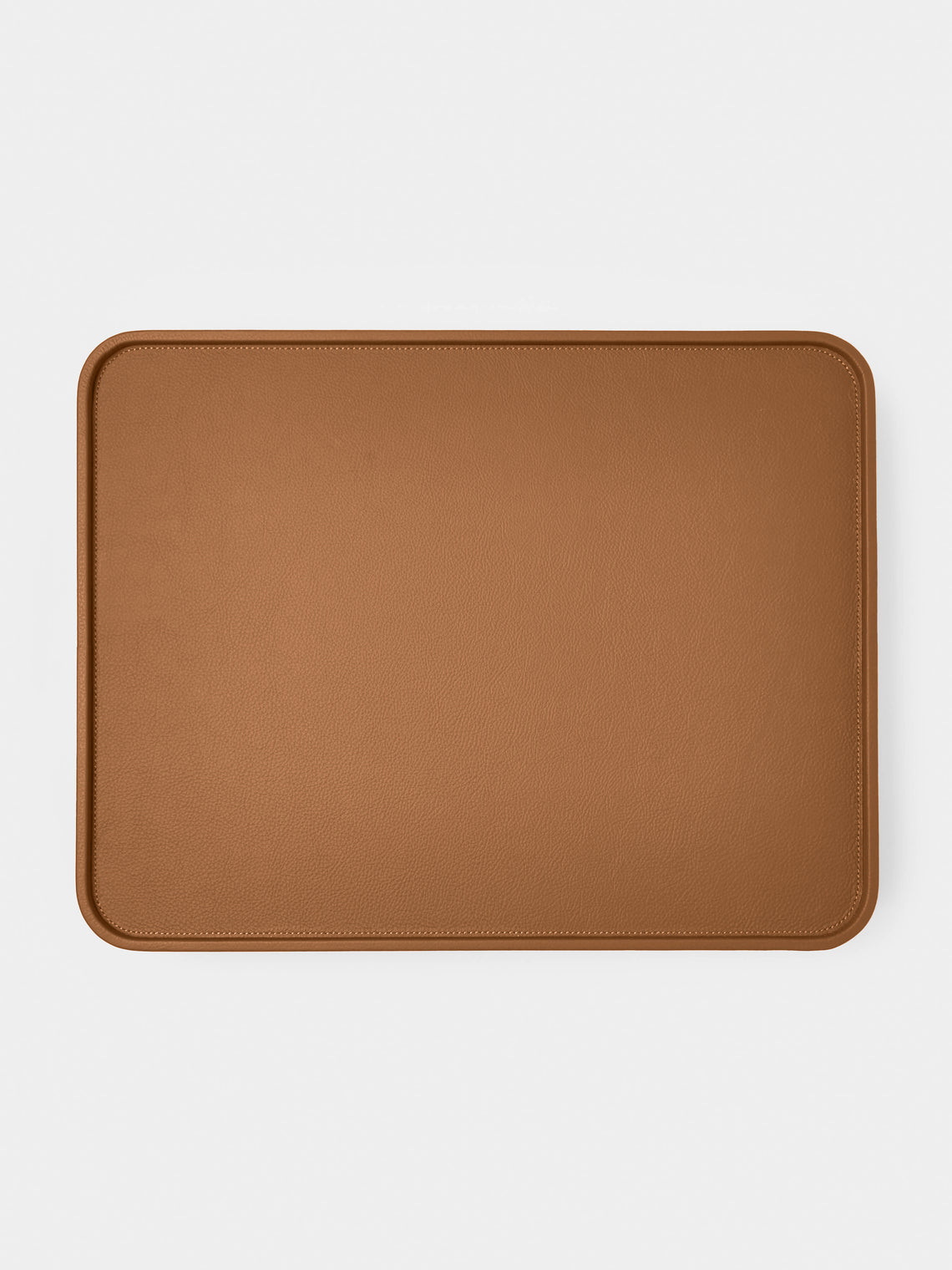 Giobagnara x Poltrona Frau - Leather Laptop Tray (17.5in/44.5cm) - Tan - ABASK