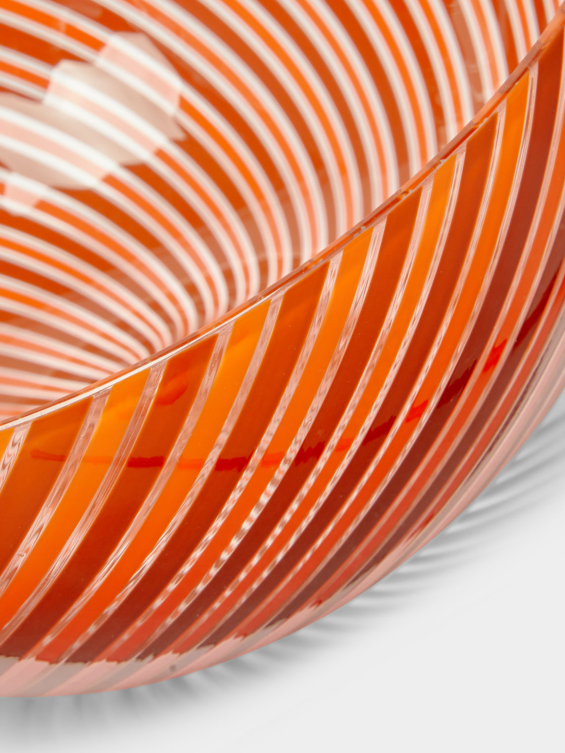 Antique and Vintage - Venini Spiral Murano Glass Bowl -  - ABASK