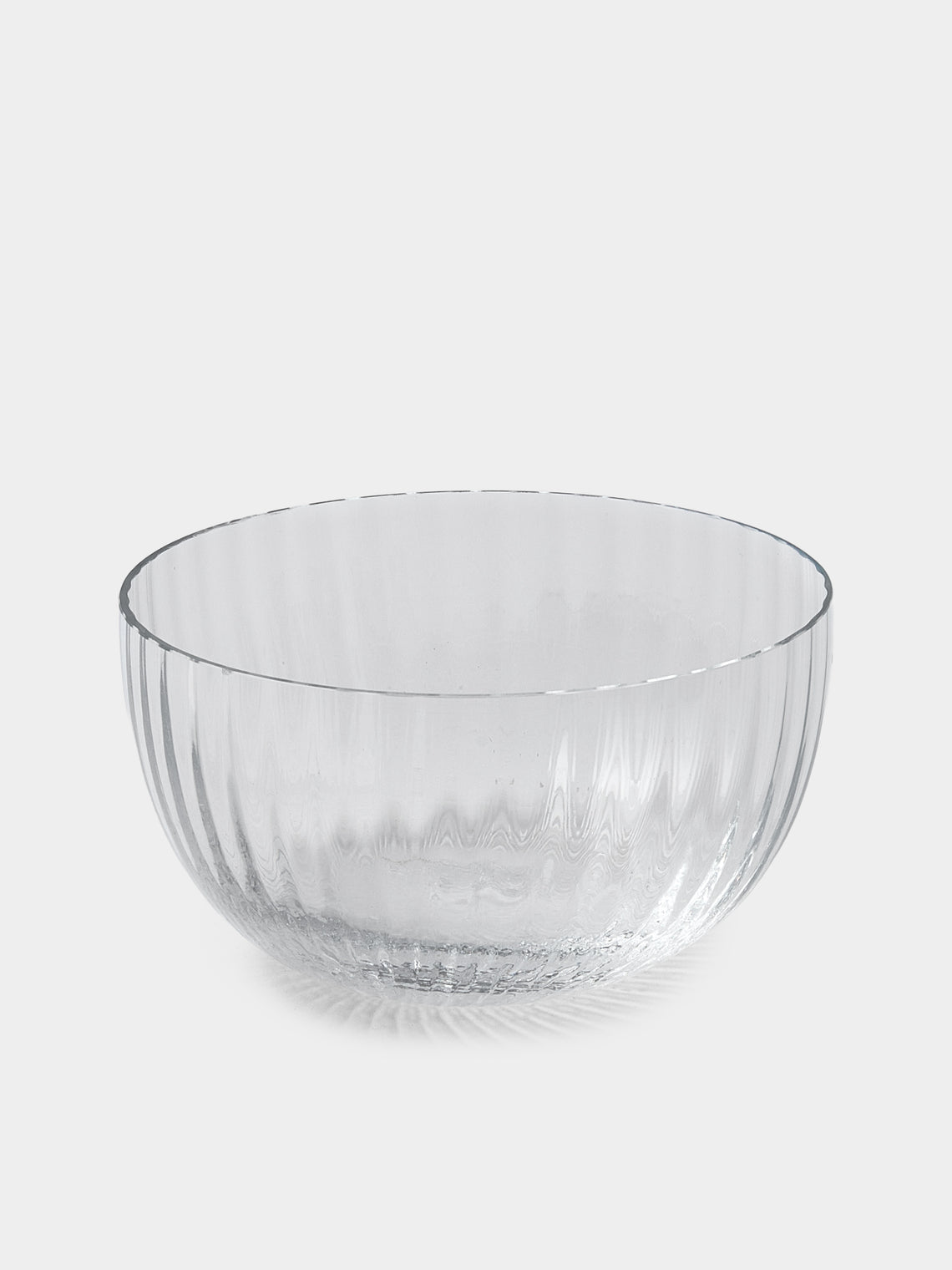 NasonMoretti - | Set of 6 | Idra Hand-Blown Murano Glass Dessert Bowls - Clear - ABASK