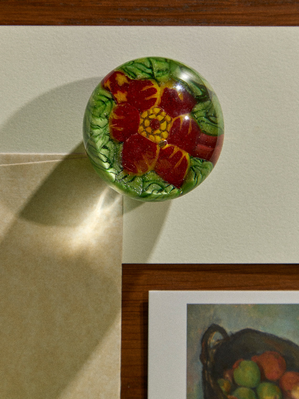 Antique and Vintage - 1930s Murano Glass Paperweight - Green - ABASK