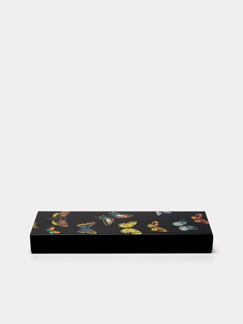 Fornasetti - Farfalle Wood Box - Black - ABASK - 