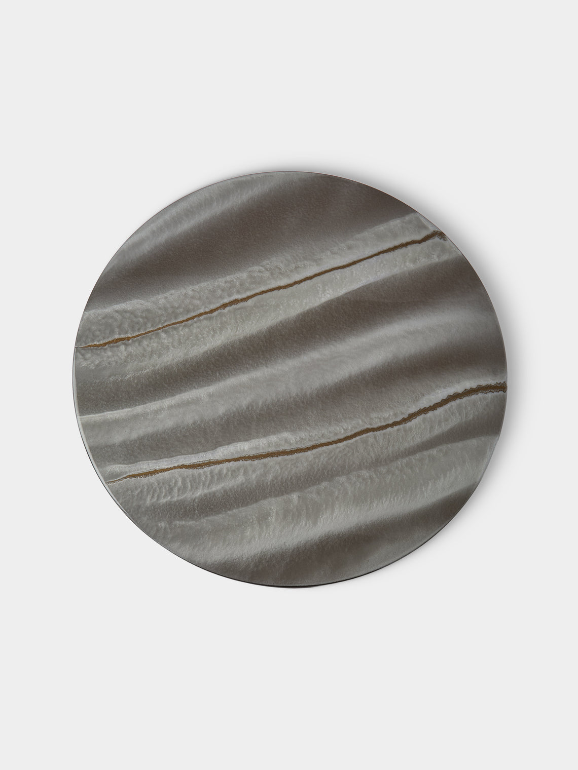 MAAR Design - | Set of 4 | Noce Hand-Painted Lacquered Placemats - Gray - ABASK