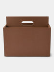 Giobagnara - Daily Leather Magazine Holder - Brown - ABASK - 