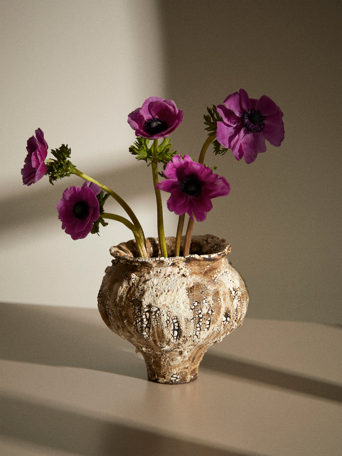 SWAY Ceramics - Poppy II Stoneware Vase - Brown - ABASK