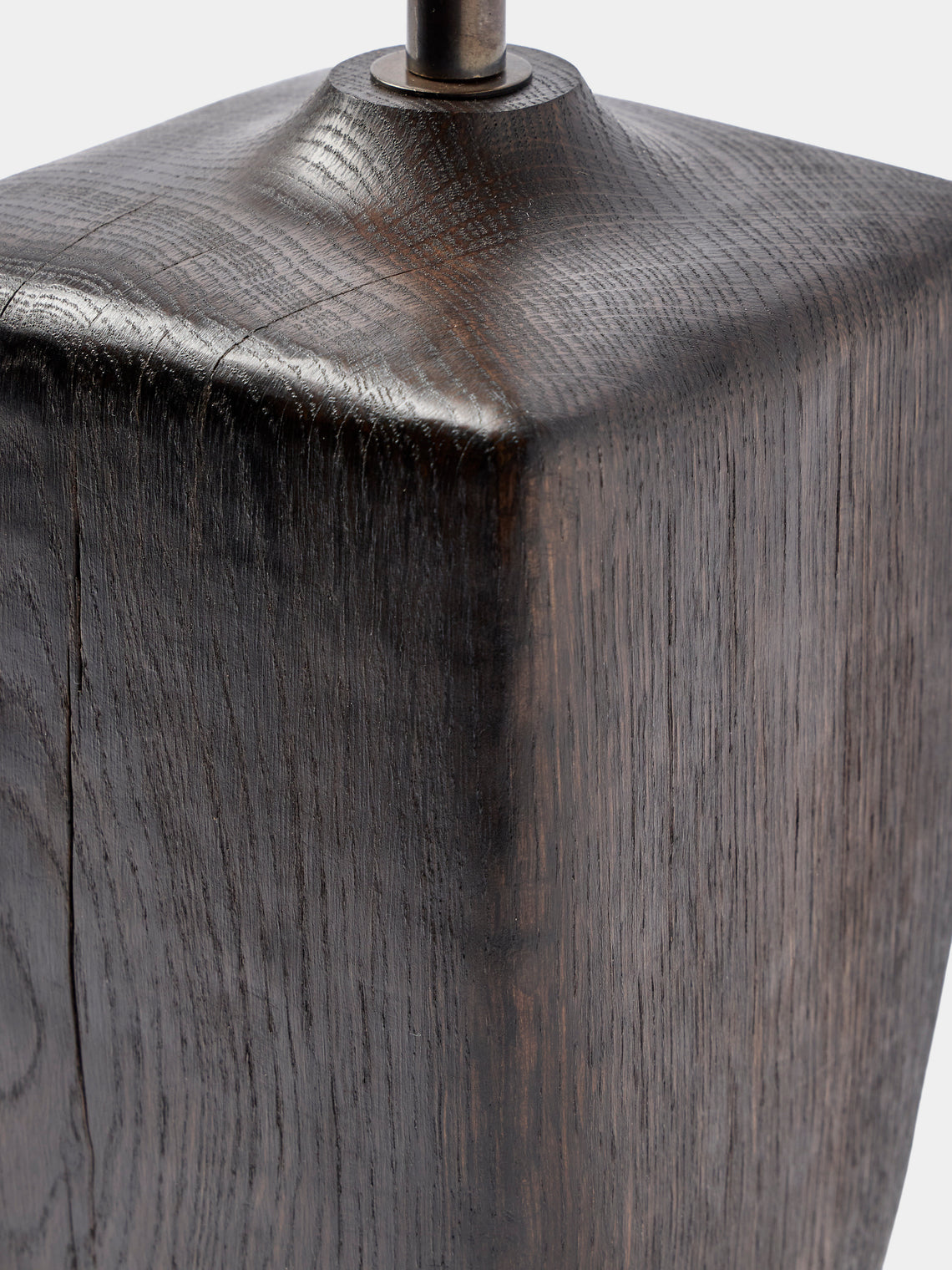 Jamie Gaunt Designs - No. 2 Ebonized Oak Table Lamp - Black - ABASK