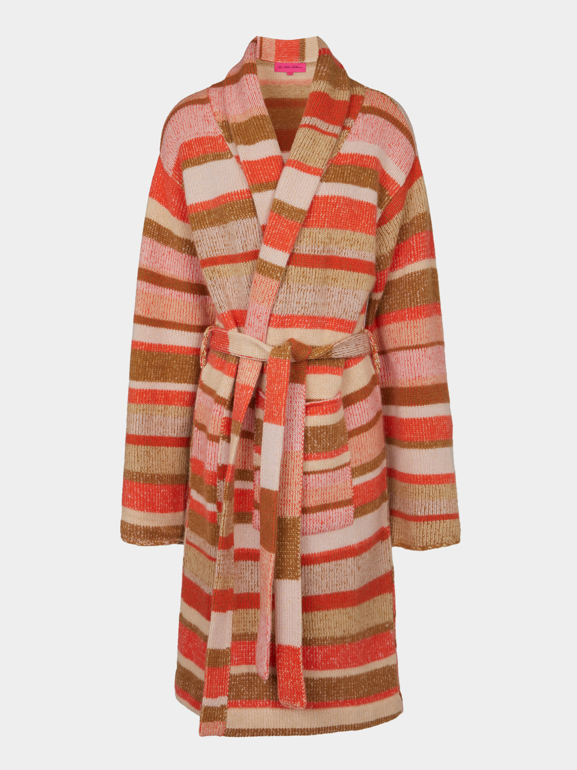 Stripe Super Soft Cashmere Robe | Size: M
