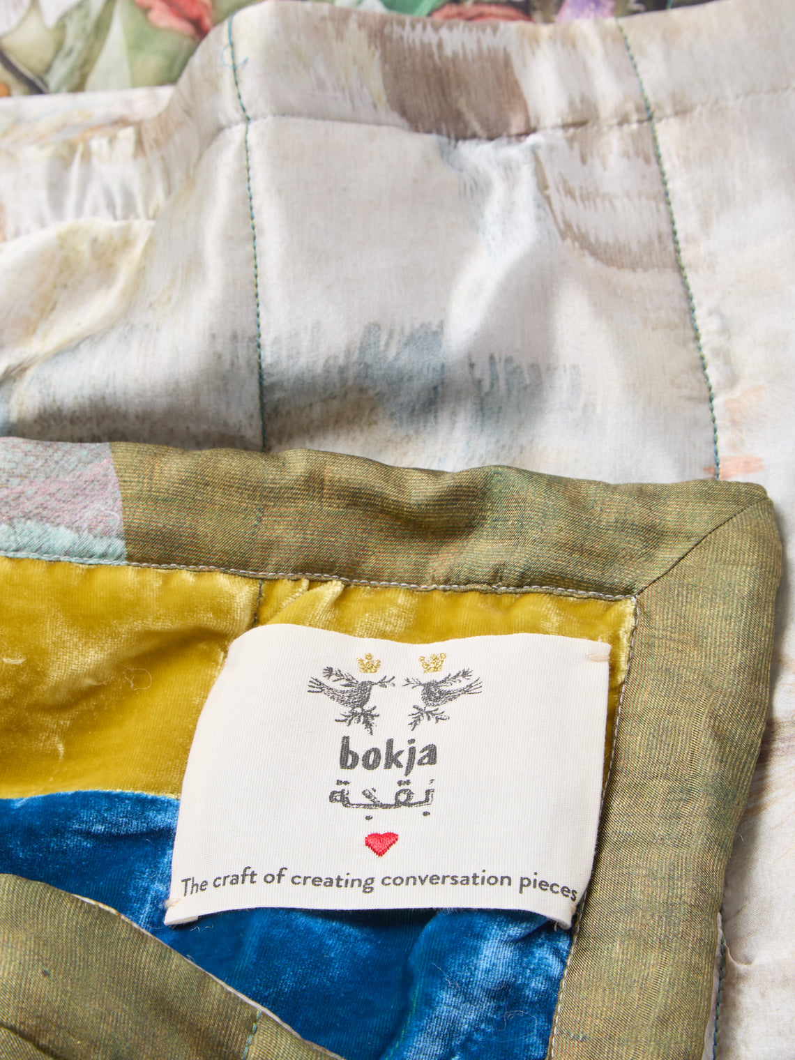 Bokja - The Cocoon Silk and Velvet Quilt (78.5in/2m) - Multiple - ABASK