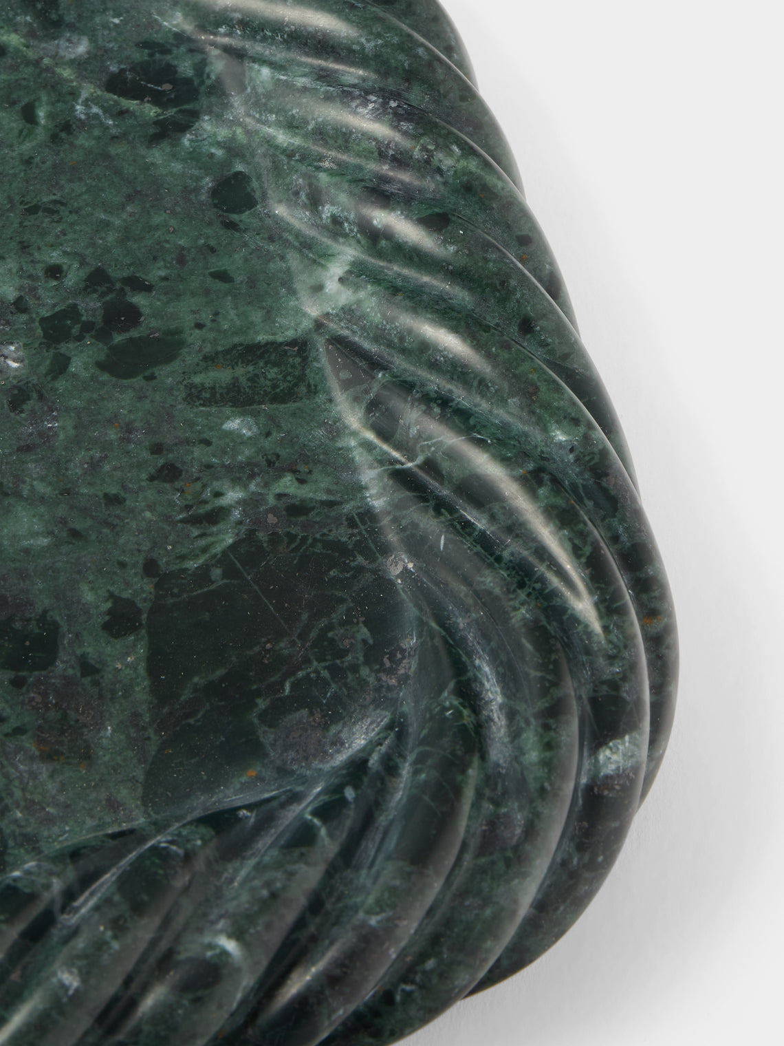 Anastasio Home - Sam Marble Tray (8in/20cm) - Green - ABASK