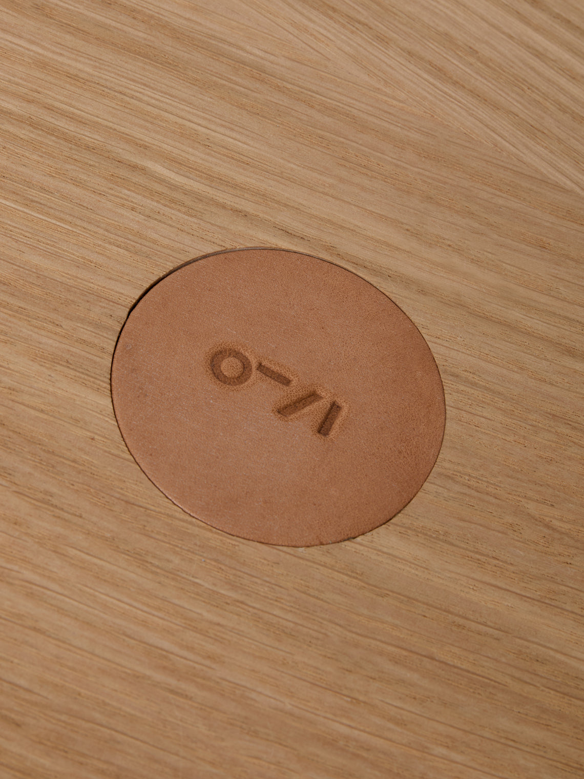 Otzi Studio - Dais Leather Valet Tray (10in/26cm) - Natural - ABASK