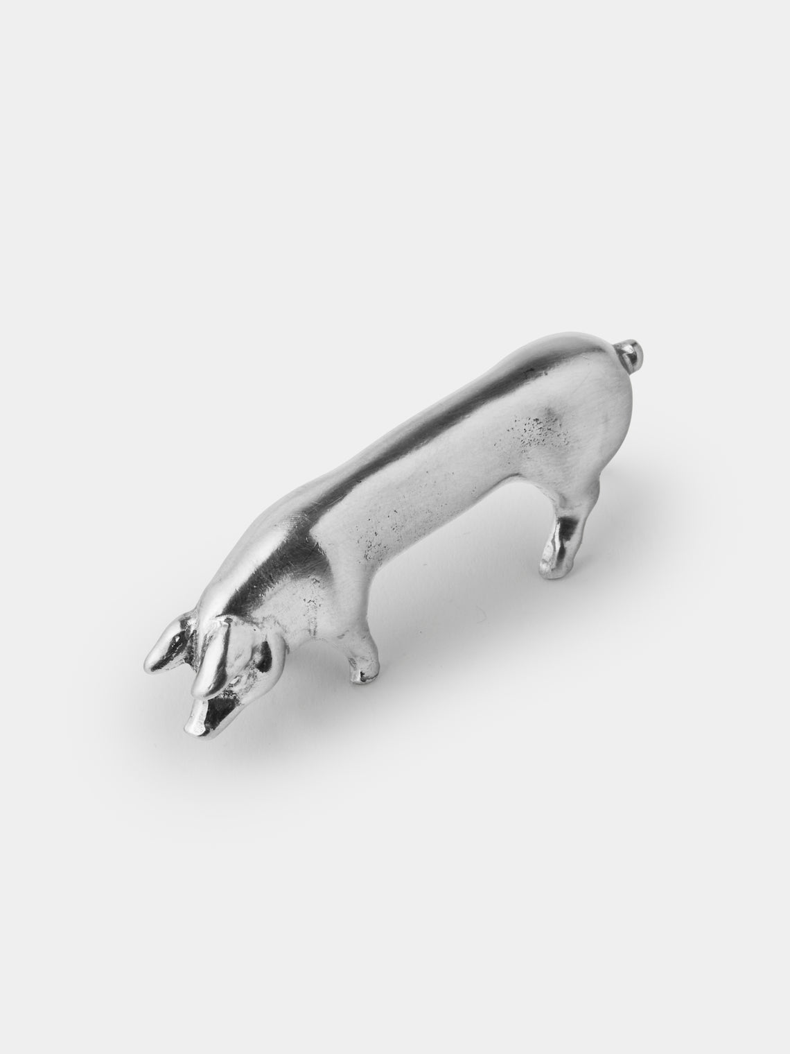 Cosi Tabellini - Animal Pewter Knife Rests (Set of 6) - Silver - ABASK