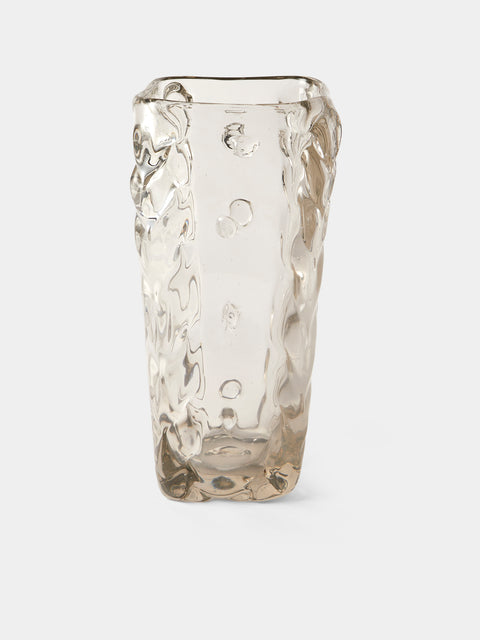 Antique and Vintage - Antique and Vintage1942 Flavio Poli for Seguso Vetri d’Arte Mold-Blown Vase - Clear - ABASK - 