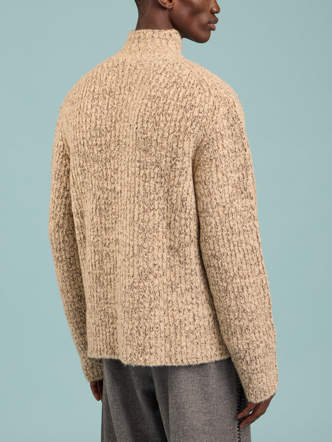 God's True Cashmere - Cloud Cashmere Cardigan | Size: L - Taupe - ABASK