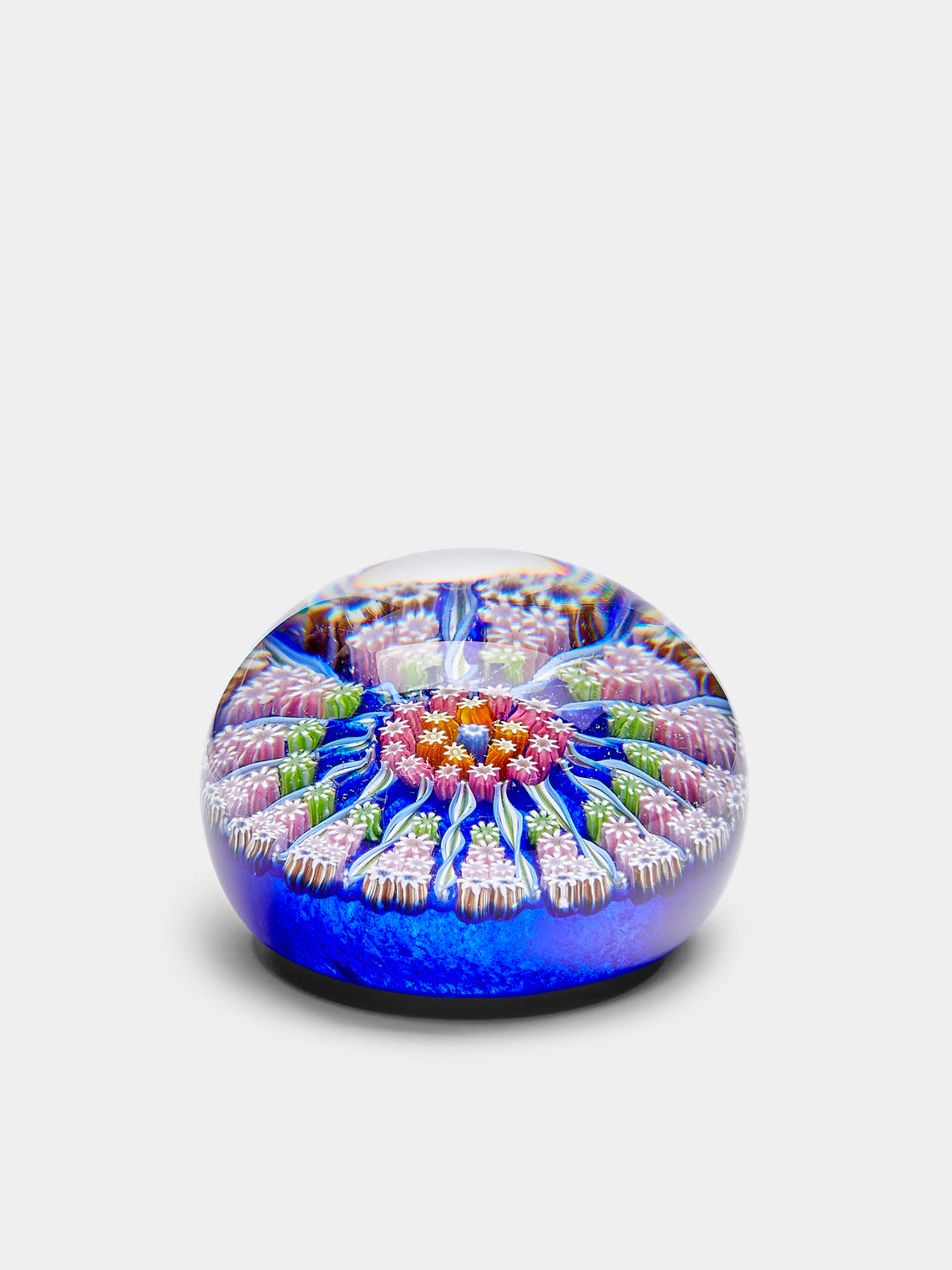 Antique and Vintage - 1930s Murano Glass Paperweight - Blue - ABASK - 