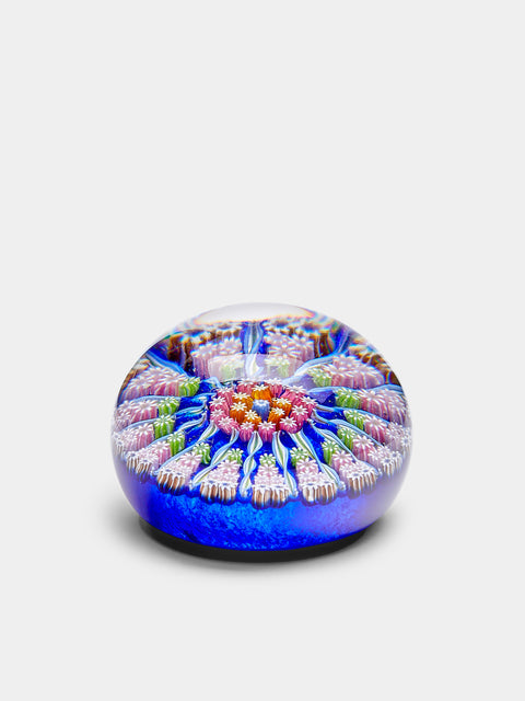 Antique and Vintage - 1930s Murano Glass Paperweight - Blue - ABASK - 